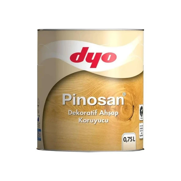 Dyo Pinosan Dekoratif Mat Ahşap Verniği  0.75lt Kestane - 1