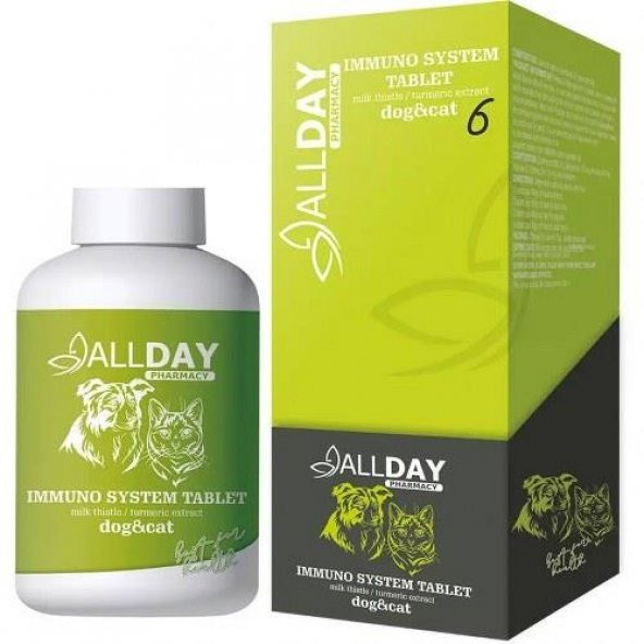 Allday Kedi-Köpek Bağışıklık Sistemi İçin Tablet  75 Gr