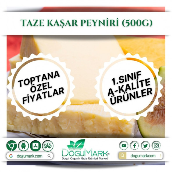 DoğuMark - Taze Kaşar Peyniri (500g)