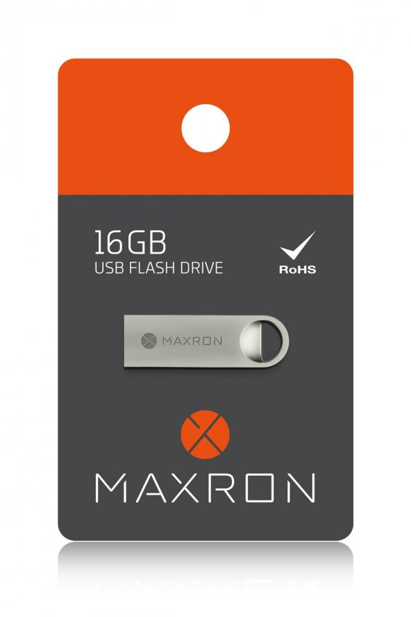 MAXRON 16 GB Flash Bellek Metal Gövde Ömür Boyu Garantili Güvenli Usb Bellek Data Traveler - 4