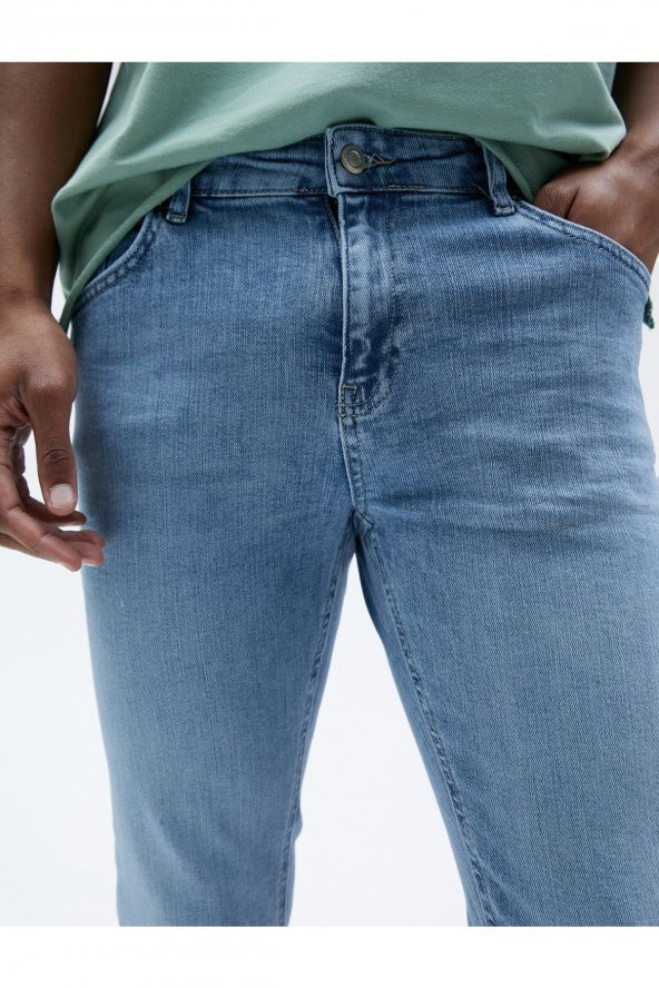 Skinny Fit Kot Pantolon - Michael Jean - Resim 5