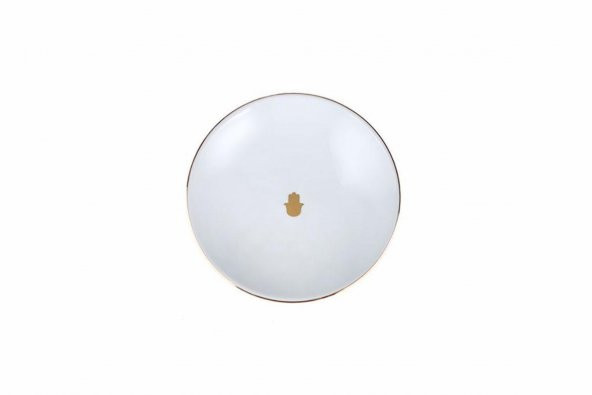 Porland Glamorous Pembe Çukur Tabak 20 cm  04A+P021657 - 2