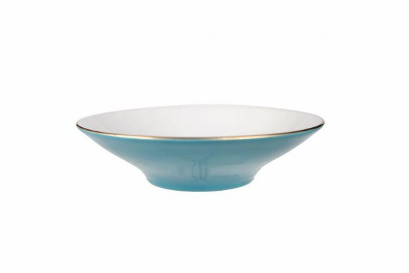 Porland Glamorous Turkuaz Çukur Tabak 20 cm 04A+P021660