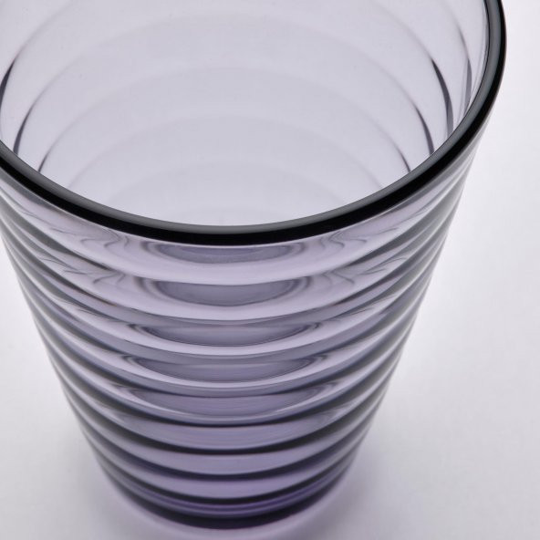 4 Adet Bardak Seti, Cam MeridyenDukkan Karışık Renkler, 34 cl Meşrubat-Su Bardağı - 2