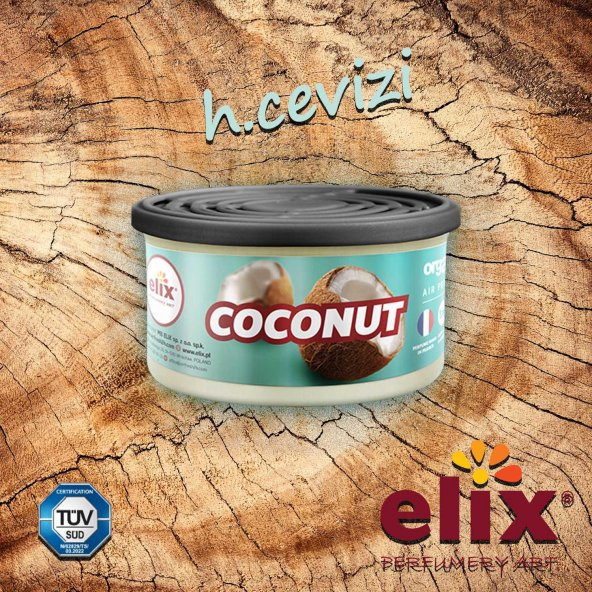 ELIX Organik Metal Kutuda Dogal Liflere Emdirilmis Özel Aromali Koku - H.Cevizi - 3