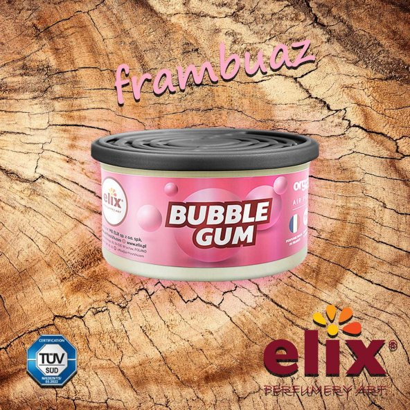 ELIX Organik Metal Kutuda Dogal Liflere Emdirilmis Özel Aromali Koku - Sakiz - 3