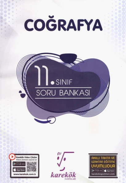 KAREKÖK 11.SINIF COĞRAFYA SORU BANKASI ürün görseli