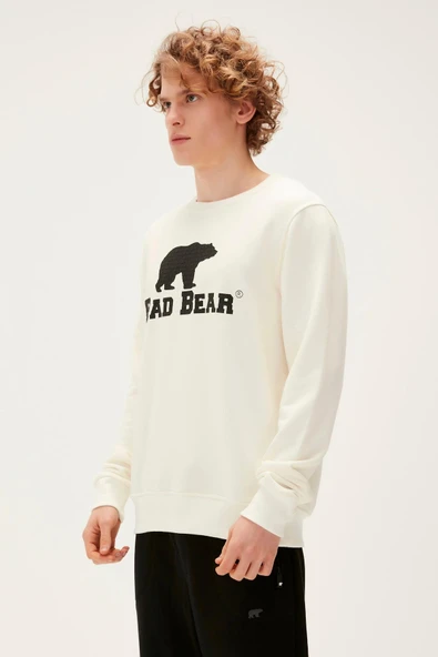 Bad Bear 22.02.12.007-C108 Logo Crewneck Erkek Sweatshirt - 3