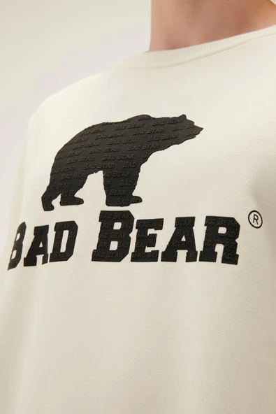 Bad Bear 22.02.12.007-C108 Logo Crewneck Erkek Sweatshirt - 4