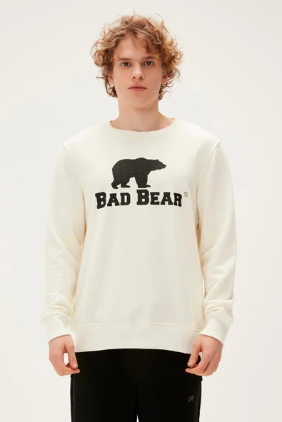 Bad Bear 22.02.12.007-C108 Logo Crewneck Erkek Sweatshirt