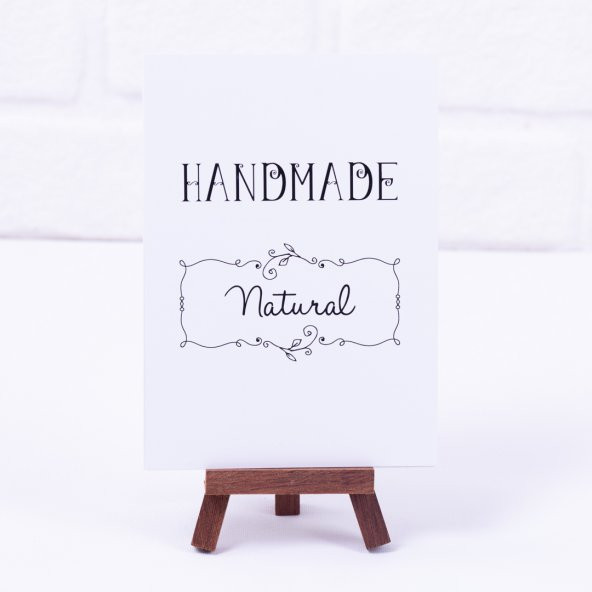 Handmade natural not kartı, 12 x 17 cm  10 adet