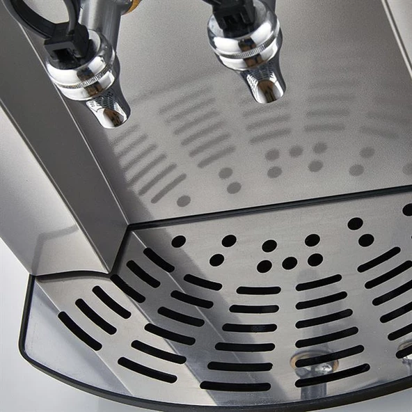 Remta Premium Jumbo 40 Litre Üç Demlikli Çay Makinesi - Gri - 5