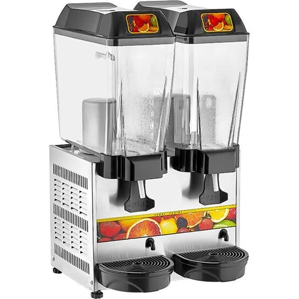 Remta Çiftli Şerbet Soğutucu 20+20 lt - Gri ürün görseli 1