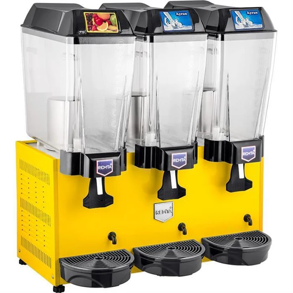 Remta Üçlü Soğutmalı Şerbet + Ayran + Ayran Makinesi - Sarı ürün görseli 1