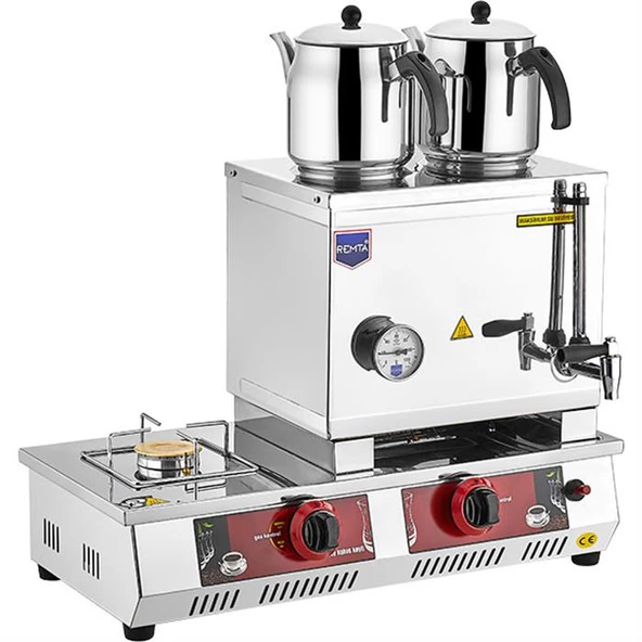 Remta 30 Model 2 Demlikli Doğalgazlı (CE) Çay Ocağı 24 lt