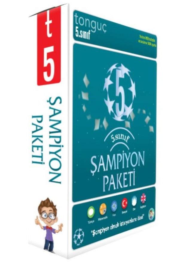 5. Sınıf Şampiyon Paketi - 6 Kitap Tonguç Akademi