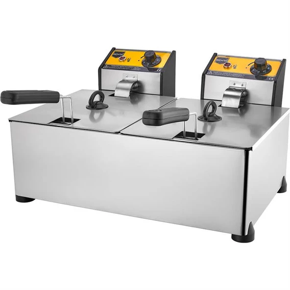 Remta 5+5 lt Çiftli Elektrikli Fritöz