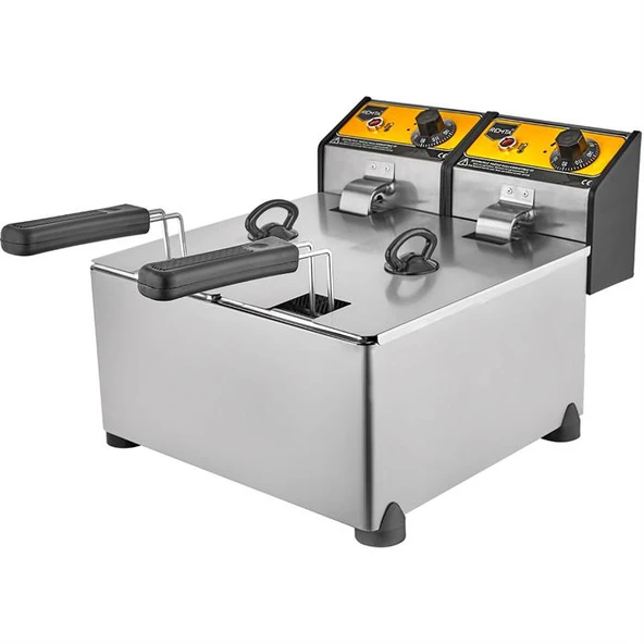 Remta 3+3 lt Çiftli Elektrikli Fritöz - 2