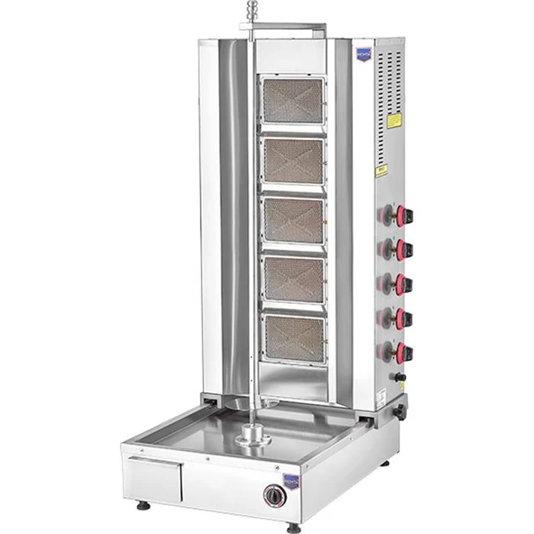 Remta 5 Radyanlı Alttan Motorlu Doğalgazlı (CE) Döner Ocağı