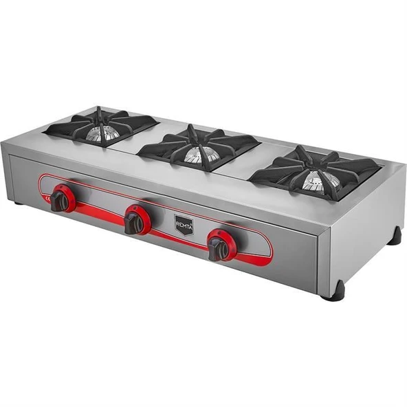 Remta 3'lü Setüstü Ocak Doğalgazlı CE ürün görseli 1