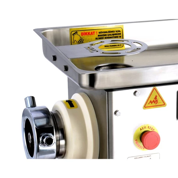 Hnc  32 No 32 Lik Paslanmaz Soğutmalı Et Kıyma Makinesi 380 Volt - Resim 9
