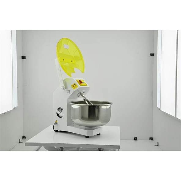 Hnc  Kapaklı Model Çift Devirli 10 kg Hamur Yoğurma Makinesi 380V - 9