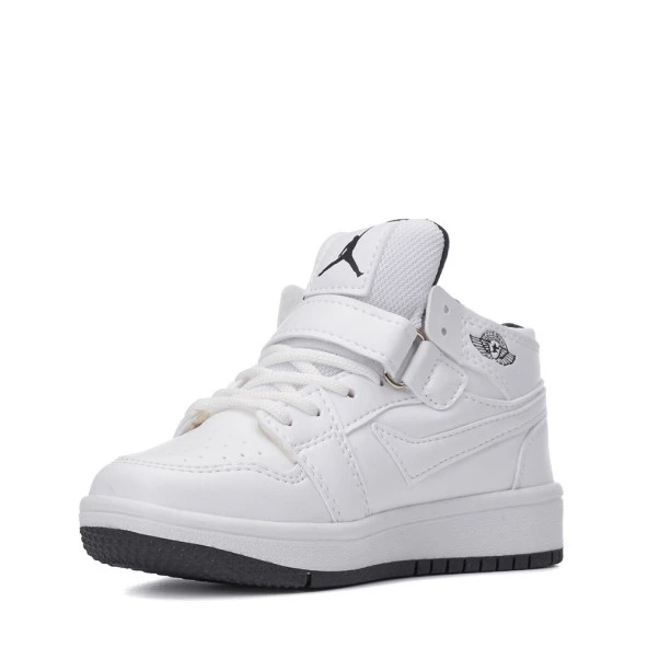 Albishoes Boğazlı Bilekli Jordan Modeli Yeni Sezon Cırt Cırtlı Unisex Sneaker Spor Ayakkabı - 2