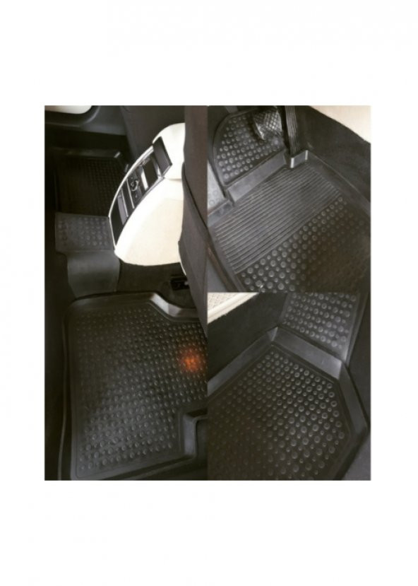 Fiat Fiorino 4d Paspas kenar bariyerli kokusuz kauçuk araca özel kesim A+kalite - Resim 2