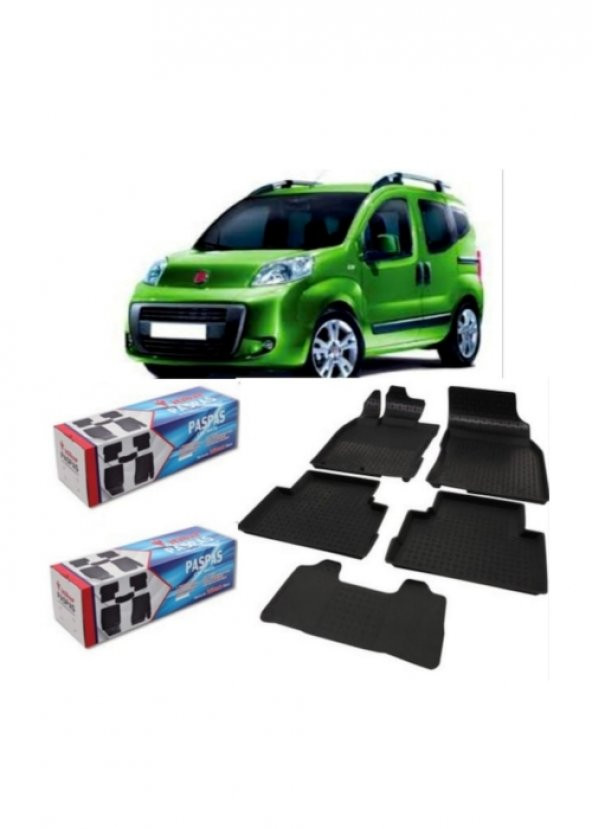 Fiat Fiorino 4d Paspas kenar bariyerli kokusuz kauçuk araca özel kesim A+kalite ürün görseli 1