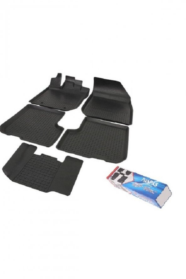 Fiat Fiorino 4d Paspas kenar bariyerli kokusuz kauçuk araca özel kesim A+kalite - Resim 3