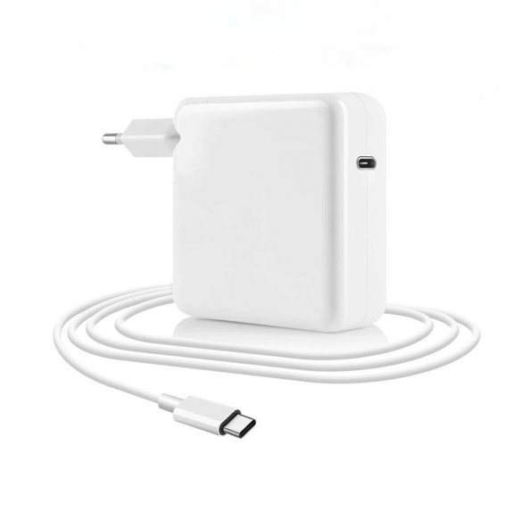 96W Macbook Pro 14" (MKGT3TU/A) Notebook Şarj Aleti Set 2m Type-C to Type-C Kablolu - 1