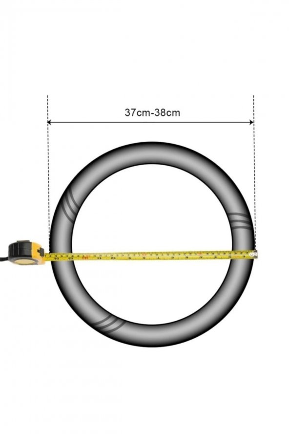 Universal Noktalı & Karbon Dikmeli Direksiyon Kılıfı Mavi Yüzüklü-mavi Ipli - Resim 3
