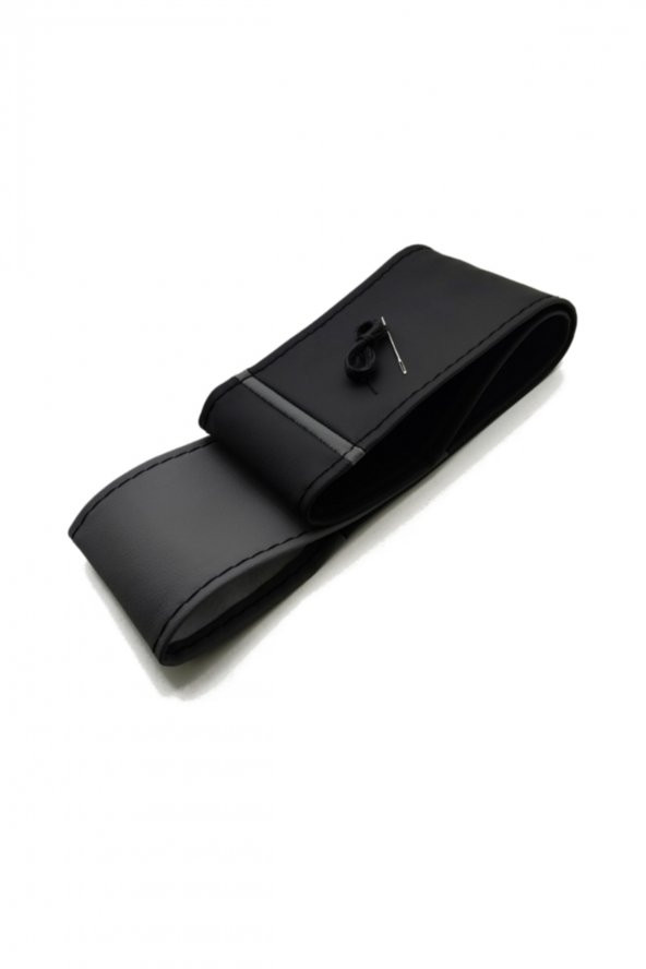 Ford Mondeo Uyumlu Direksiyon Kılıfı Dikmeli Iki Renkli Yüzüklü Gri-siyah ürün görseli 1