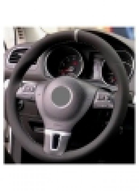 Opel Corsa C Uyumlu Alkantara Nubuk Dikmeli Direksiyon Kılıfı Gri Yüzüklü ürün görseli 1