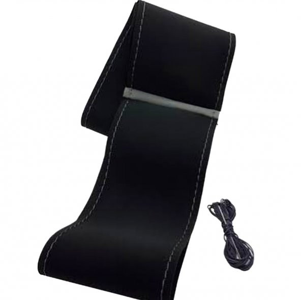 Opel Vectra A Uyumlu Alkantra Nubuk Dikmeli Direksiyon Kılıfı Gri Yüzüklü - Resim 2