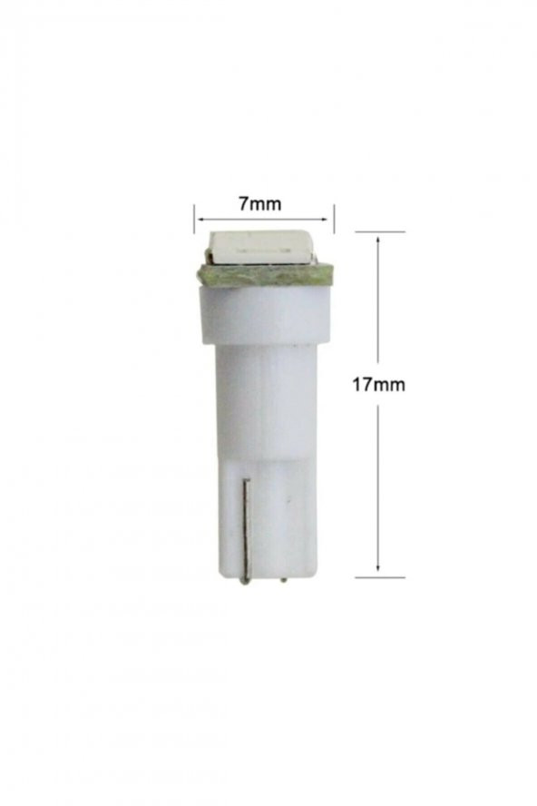 T5 Mini Dipsiz Led Ampül Panel Gösterge Kadran Aydınlatma 12v Beyaz 10 Adet - 2