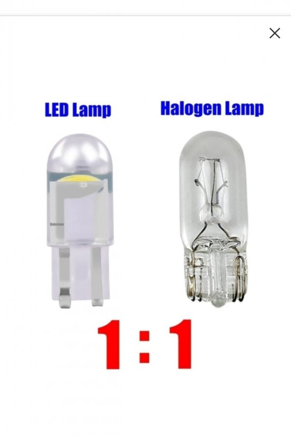 Yeni Nesil T10 Led 12v Beyaz Renk 2 Adet - 3
