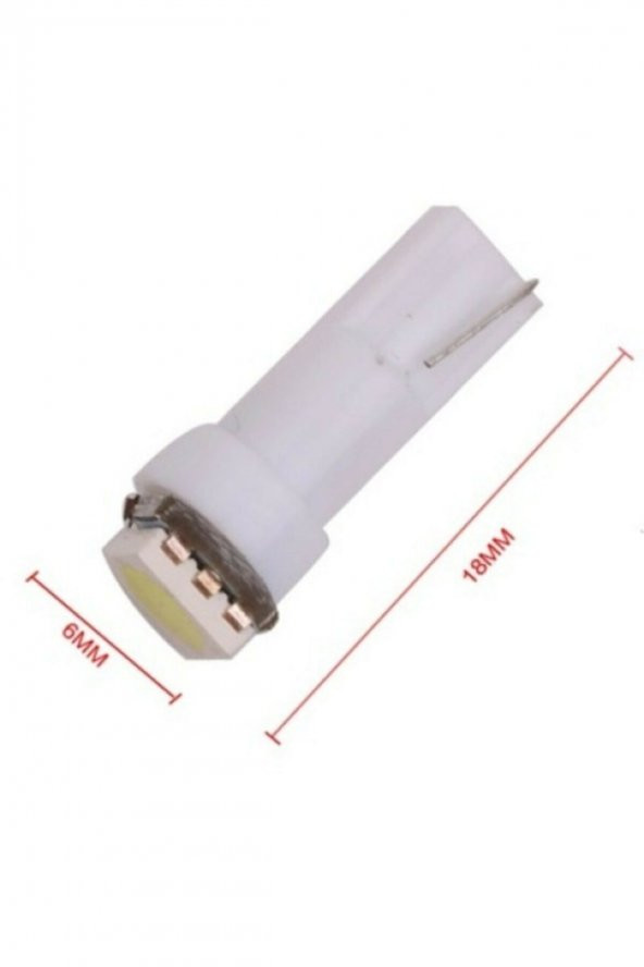 Beyaz T5 Dipsiz Led 5050 Gösterge Kadran Ambians Ampülü  2 Adet - 4