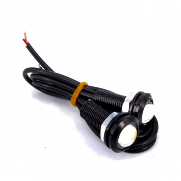 10 ADET KARTAL GÖZ LED 12V BEYAZ AYNA ALTI LED IŞIK ürün görseli 1