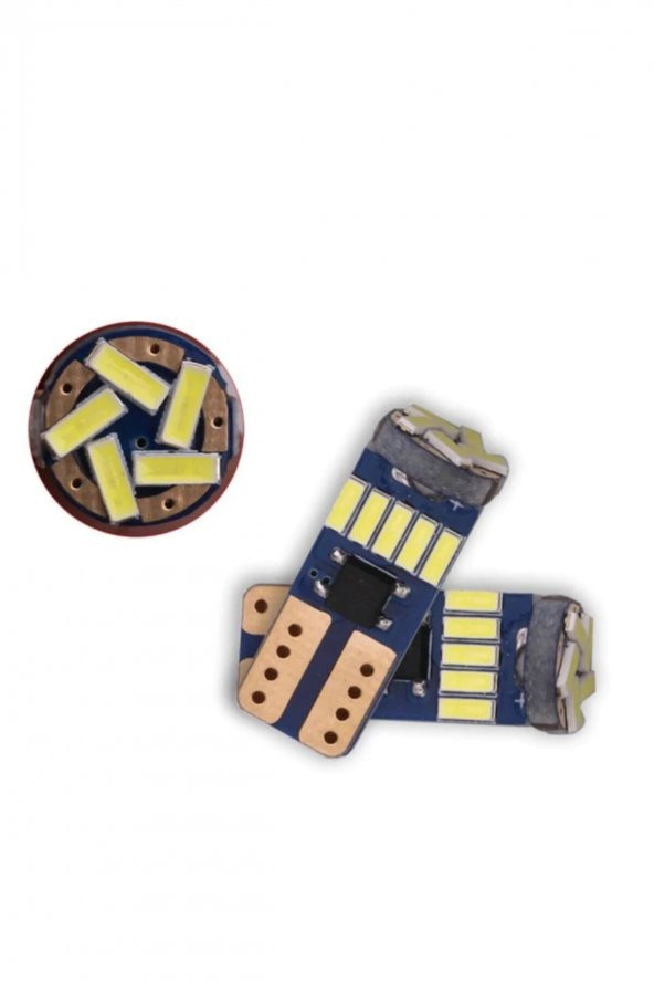 T10 Led Ampül Park Led Plaka Led Tavan Led Beyaz 2 Adet - 2