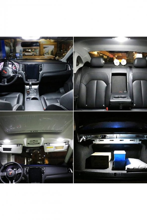 T10 Led Ampül Park Led Plaka Led Tavan Led Beyaz 2 Adet - 3