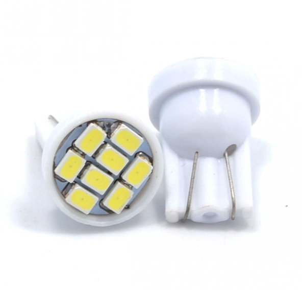 t10 led ampül park led plaka led 12v beyaz 2 adet - 2