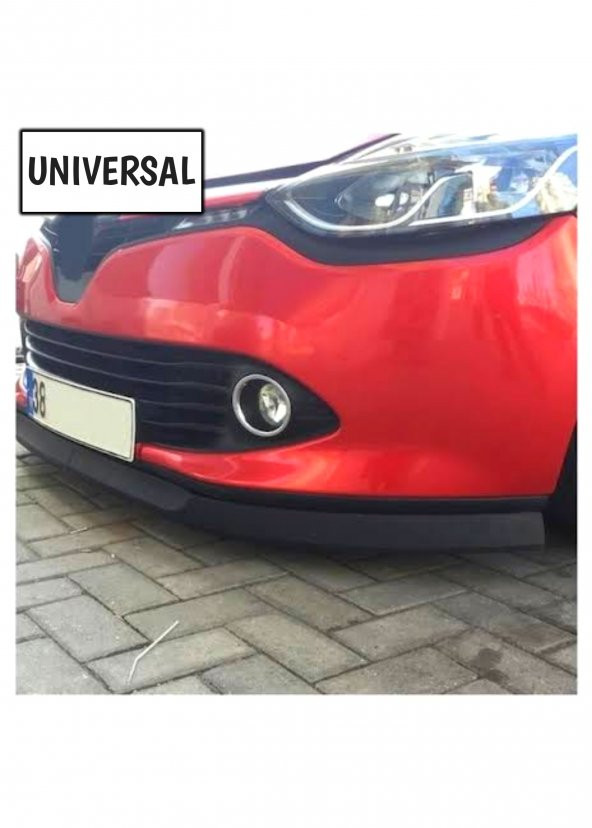 Universal Astra H Lip 2 Parça Esnek Plastik Mat Siyah Tampon Altı Ek Lip Bir Çok Araca Uyumlu - 2