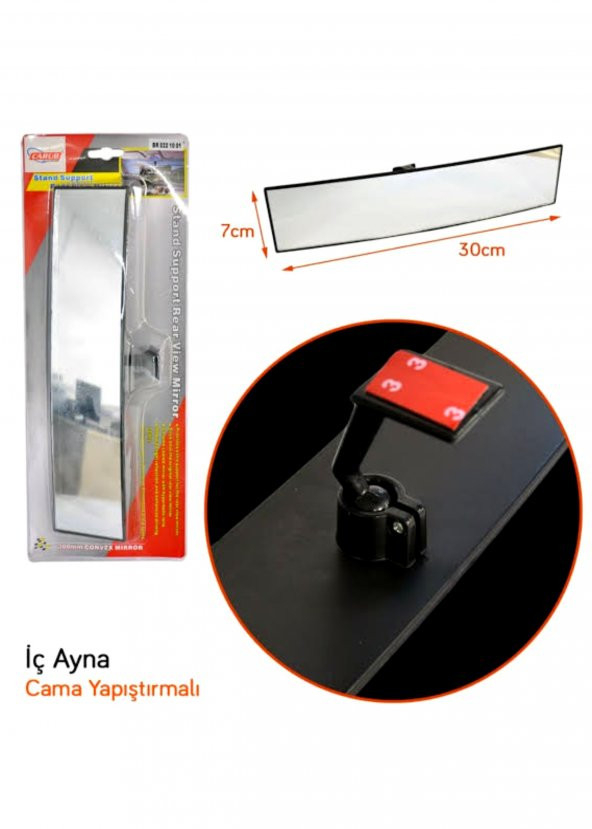 Universal İç Dikiz Ayna Cama Yapıştırmalı - 2