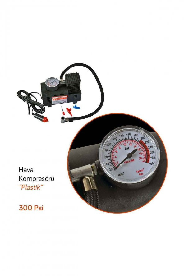 12v Hava Kompresörü 300 Psi Siyah Br2491102 - 2
