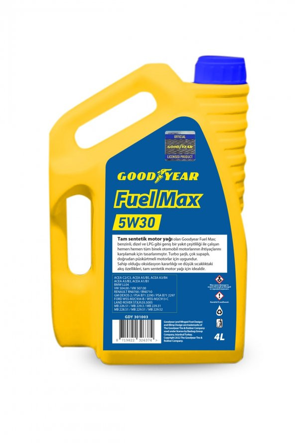 Fuel Max 5w30 Partikül 4 Litre Motor Yağı - 2