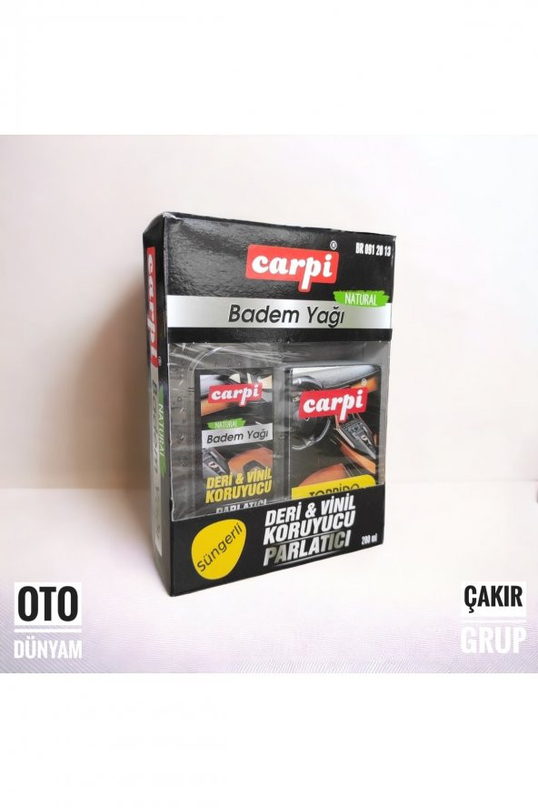 Badem Yağı Deri Ve Vinil KoruyucuUyumlu Parlatıcı Süngerli