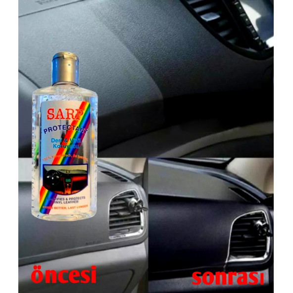 Sarp Deri Ve Vinil Koruyucu Lastik Parlatıcı Korucu Jel 200ml 2 Adet - 5