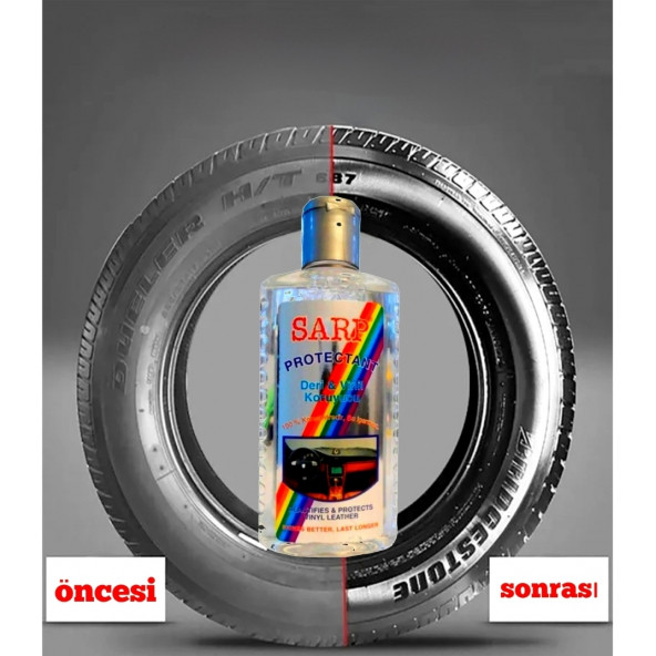 Sarp Deri Ve Vinil Koruyucu Lastik Parlatıcı Korucu Jel 200ml 3 Adet - 2