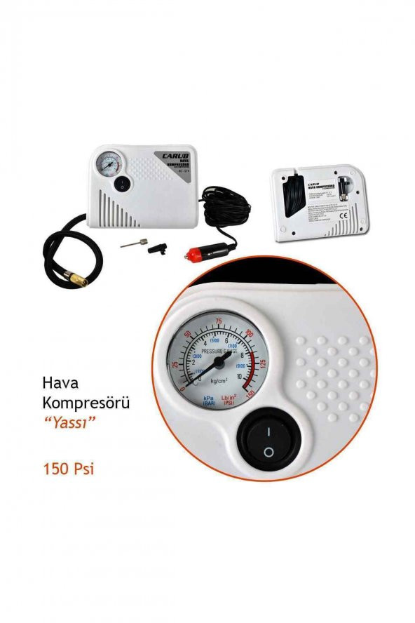12v Hava Kompresörü 150 Psi Yassı Br2491105 - 2